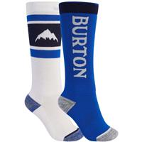 Burton Weekend Midweight Sock 2-Pack - Youth - Stout White / Lapis Blue